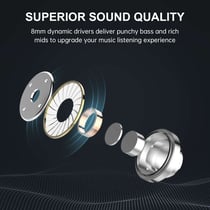 Ecouteurs filaire Edifier P205 - Blanc