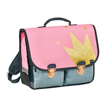 CARTABLE 38 VINTAGE - 2 COMPARTIMENTS Louise & Arthur - 38x30x14 cm