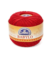 Fil à crocheter Babylo Gross. 20 - Col. 666 - Rouge