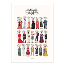 Affiche 50x70 cm - Women of the arts - Nour Tohme