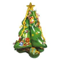 Ballon aluminium Noël à poser - Sapin