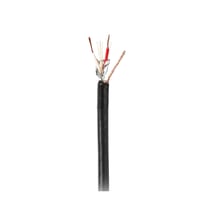 Nedis Câble Rond pour Microphone Double Conducteur de 0.25mm2 en Bobine 100m Noir