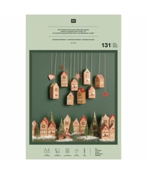 Kit de Bricolage Calendrier de l’Avent – Maisons & Sapins à Personnaliser – Rico Design Vert