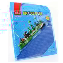 Plaque de base briques de jeux - bleue