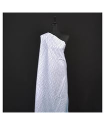 Tissu coton fleurettes de 140 cm de largeur 21 Bleu canard vendu par 50 cm