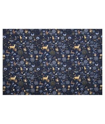 Tissu coton Noël décorations de 140 cm de largeur fairy nuit vendu par 50 cm