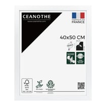 Cadre photo Karma blanc 40x50 cm