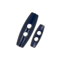 Buchette polyester 2 trous 25mm marine