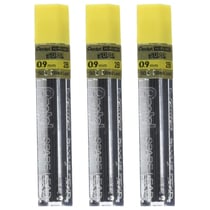 Mine de rechange Pentel - Hi-Polymer Super - 0,9 mm - 2B - Lot de 3 étuis de 15 mines