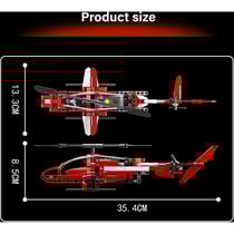 Jeu de construction Hélicoptère Sparrow