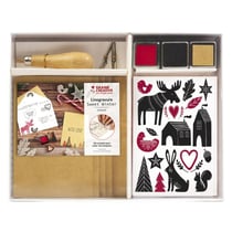 KIT LINOGRAVURE HIVER SCANDINAVE
