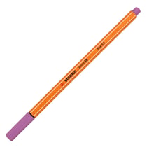 Lot de 10 stylos-feutres pointe fine 0,4 mm - STABILO - Point 88 - Lilas clair