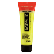 Peinture acrylique en tube - Jaune reflex - 256 - Amsterdam - 20ml
