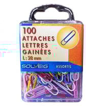 Lot De 100 Trombones Gainées Solveig