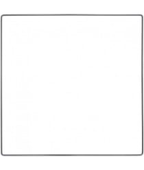 Anneau de métal CARRE ANTHRACITE 20 cm et 30 cm pour décoration murale - Rico Design 30 Cm gris