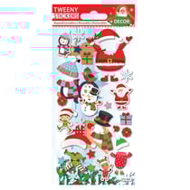 Scène à décorer - Autocollants mousse 3D Habits de Noël