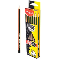 Crayon a papier graphite 2B - Maped - Jaune