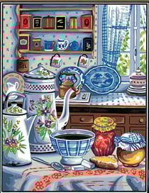 Canevas Pénélope Antique Cuisine d'autrefois 50x65cm