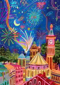 Feu d'Artifice Lumineux