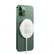Mayaxess Chargeur Magsafe Magnétique 15W pour iPhone 13 Pro Blanc