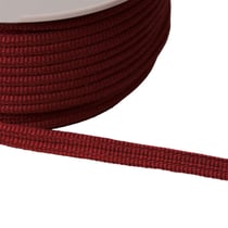 Double cordon 9mm rouge bordeaux au mètre