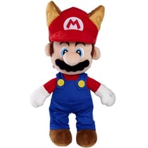 Peluche mario bros chat 35 cm - doudou super mario - doudou licence officielle nintendo