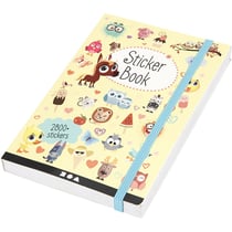 Livre d'autocollants avec motifs - 11,5 x 17 x 1,5 cm - 1 pce