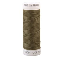 Fil à coudre polyester 100m made in France - marron ficus 564