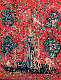 Canevas Pénélope Antique Dame à la licorne le Toucher 65x80cm