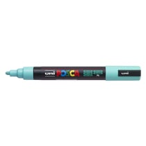 Lot de 6 marqueurs peinture POSCA PC5M - Pointe conique moyenne - Vert d'Eau