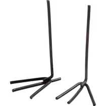 Pattes d'oiseaux métalliques noires - 2 x 5 cm - 20 pcs