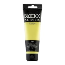 Peinture acrylique - Jaune titane clair - 726 - BLOCKX Artist - Qualité beaux-arts - Tube 120ml