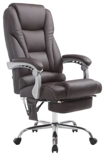 Chaise de bureau Pacific avec fonction massage brun