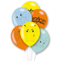 6 Ballons Pokémon