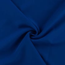 Tissu Sergé extensible uni Bleu roi
