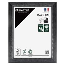 Cadre photo Perle noir 15x20 cm
