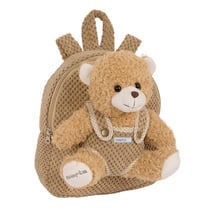 Sac à dos Peluche Ourson 27 CM maternelle Marron