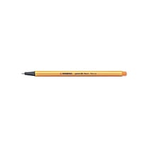 Stylo-feutre pointe fine 0,4 mm - STABILO - Orange Fluo - Lot de 10