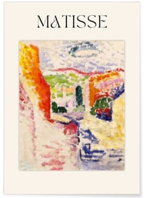 Affiche Matisse - Rue Méditerranéenne | A3 : 29,7x42cm