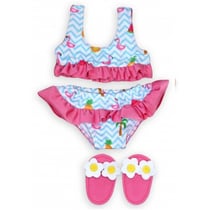 Ensemble maillot de bain + sandales 28-35 cm - heless - habit poupon (49)