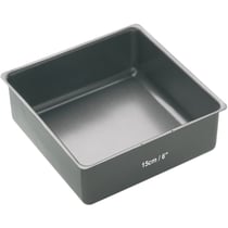 Petit Moule Carré à Base Amovible (15 cm) - Acier