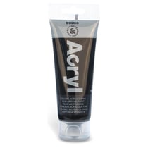 Tube Soft Plastique 75ml Peinture Acrylique Fine Noir PRIMO