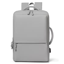 Sac À Dos Ordinateur Grande Capacité Imperméable Avec Port USB Noir Gris YONIS