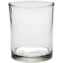 Bougeoir pour bougie chauffe-plat, H : 8,3 cm, d 6,9 cm, 240 ml, 12 pièces/ 1 Pq.