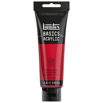 Peinture Acrylique en tube rouge naphtol carmin 118ml - Liquitex Basics