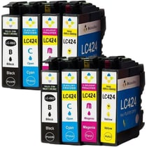Pack de  Cartouches Compatibles BROTHER LC424 pour Imprimantes DCP J1200W