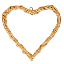 Coeur en osier 20x20 cm