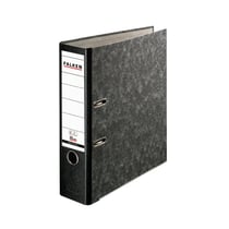 Classeur à levier Papier marbré A4 RECYCLING PLUS - Gris-dos noir - x 10 - Falken