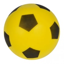 Ballon de football en mousse jaune 20 cm pour - taille 5 - jeu plein air
