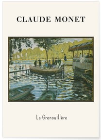 Affiche Claude Monet - La Grenouillère | A3 : 29,7x42cm
